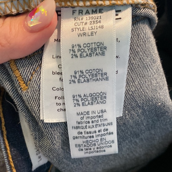 Frame Denim Jeans Le Skinny de Jeanne 26 EUC - Picture 7 of 9